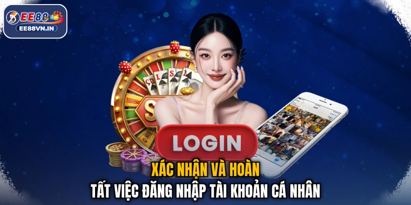 Xác nhận và hoàn tất việc đăng nhập tài khoản cá nhân